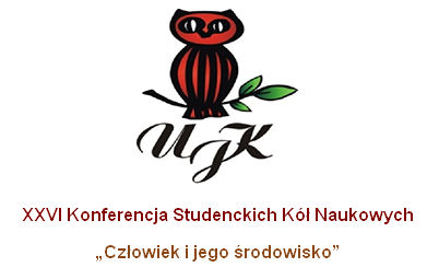 Człowiek i jego środowisko logo konferencji w UJK