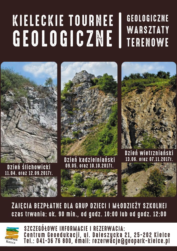 plakat  warsztatów geologicznych