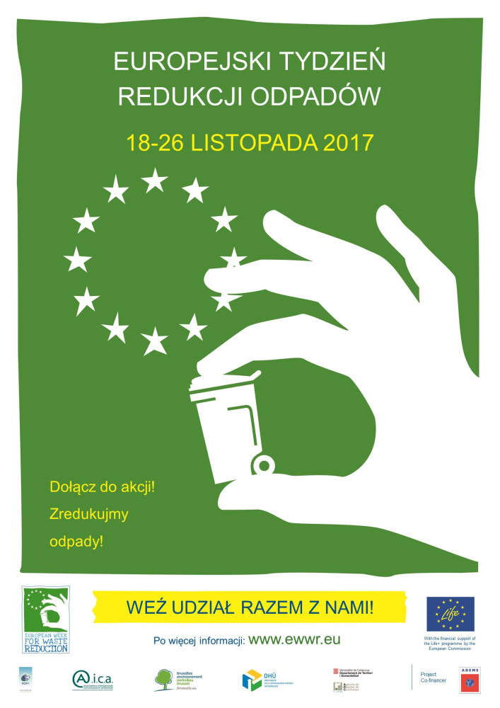 Europejski Tydzień Redukcji Odpadów plakat
