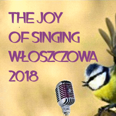 The joy of singing Włoszczowa logo konkursu wokalnego