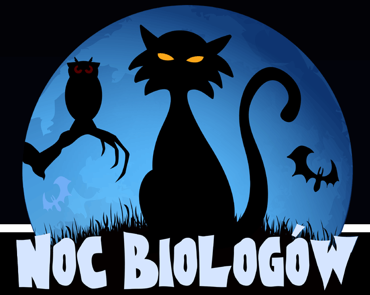 Noc biologów logo wydarzenia