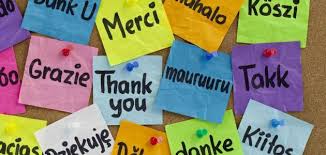 "dziękuję" w różnych językach świata